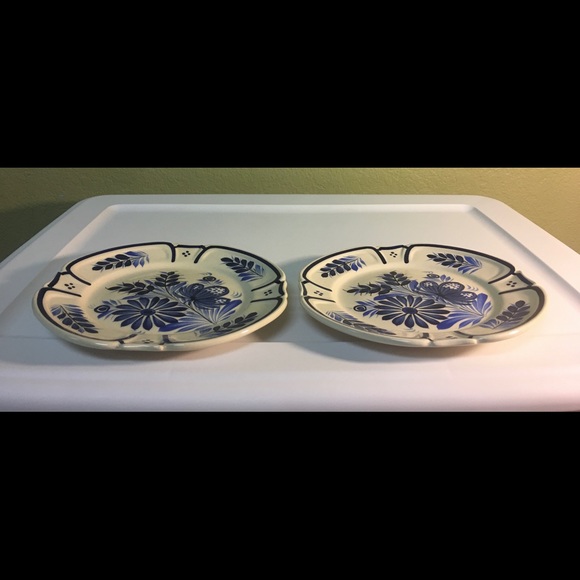 Vintage Quimper Pottery Salad Plates - Picture 4 of 12